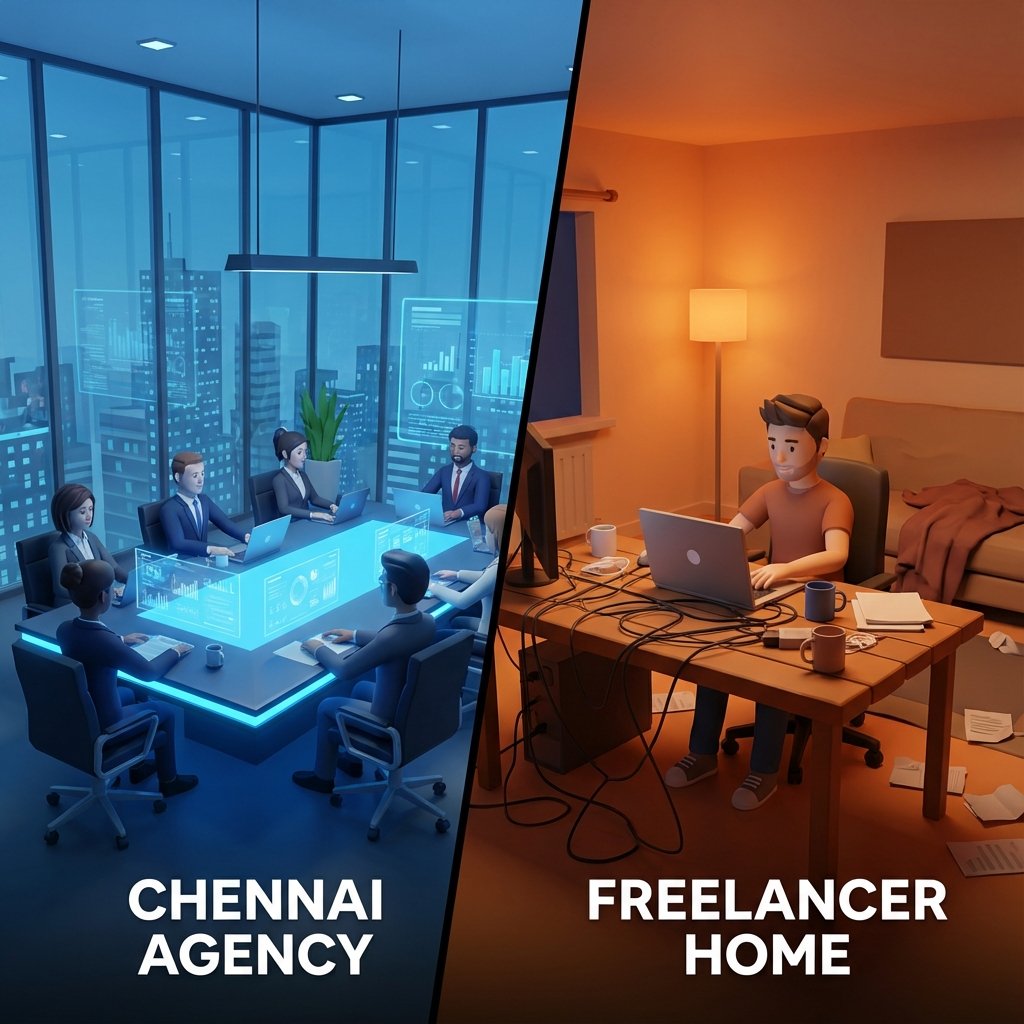Agency vs Freelancer Comparison