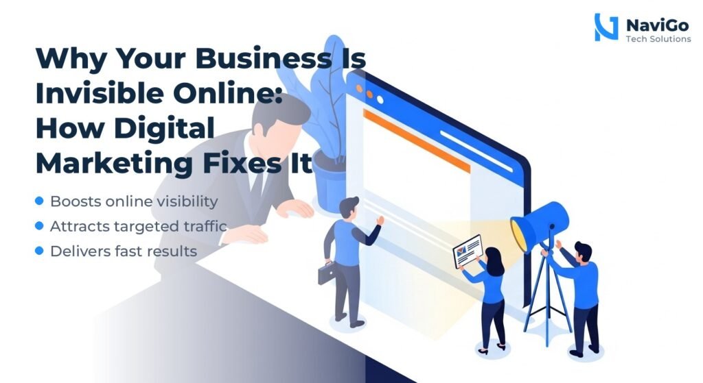 Why Your Business Is Invisible Online: How Digital Marketing Fixes It in 30 Days
